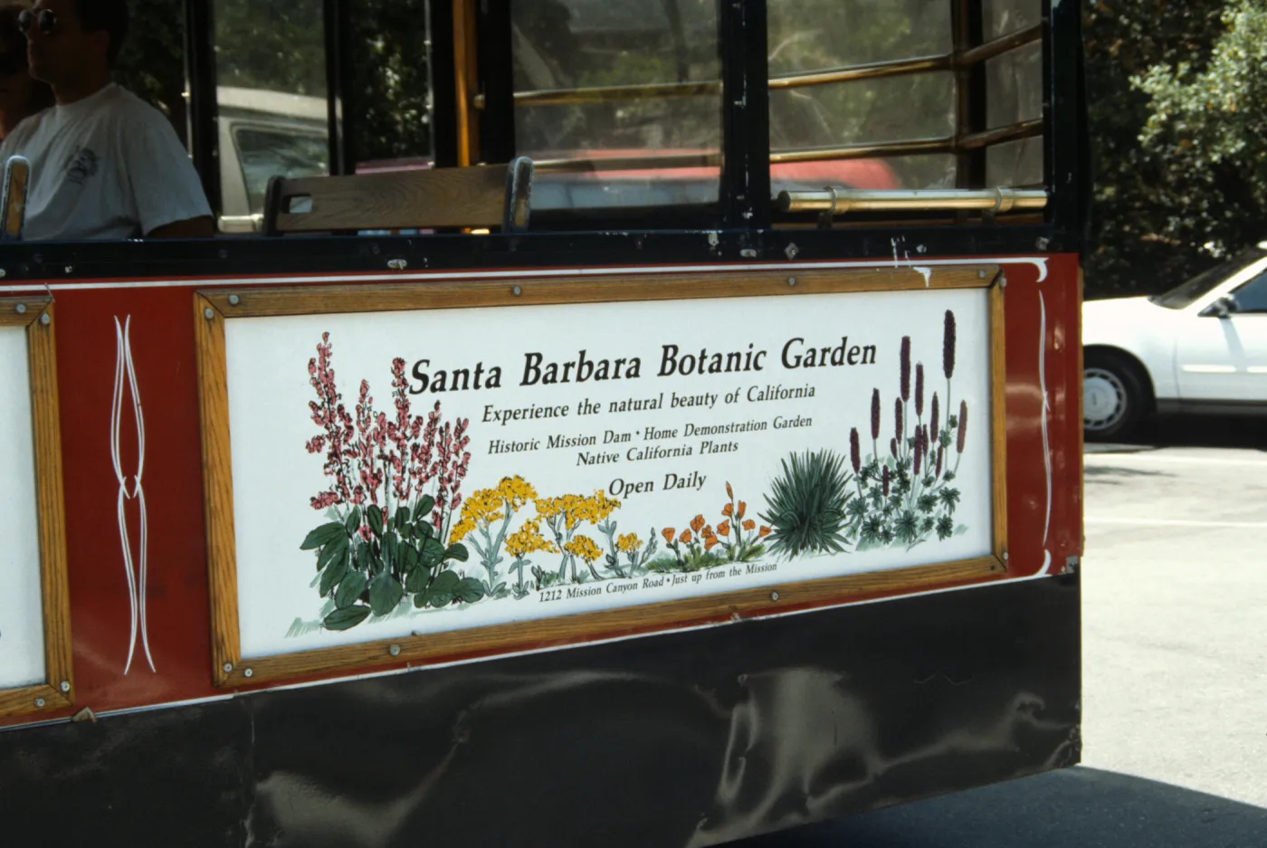 SBBG Ad on Trolley