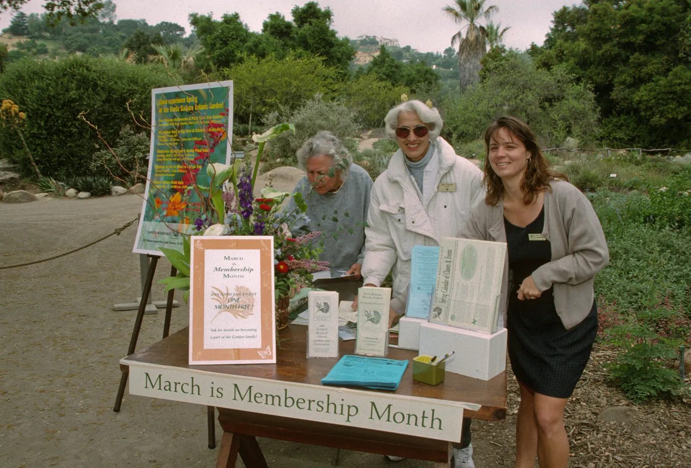 Mission Waterworks & Fiber Arts Exhibit, membership table