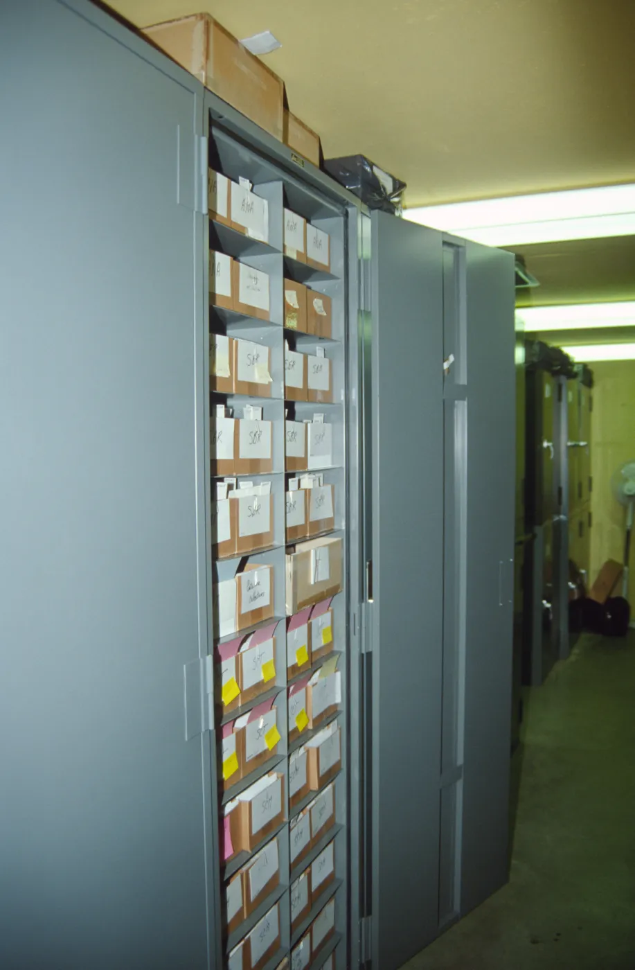 Herbarium specimen cabinets