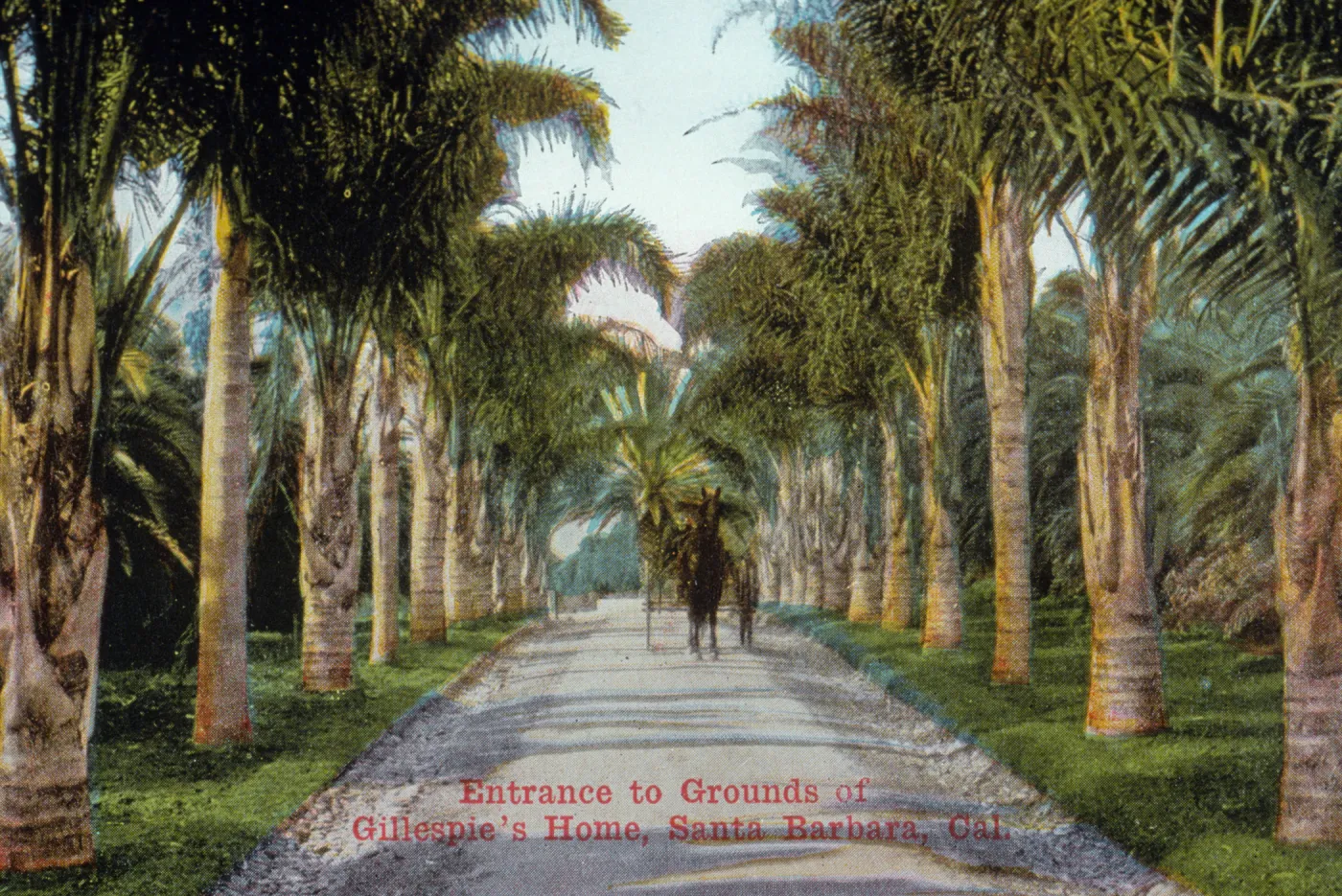 Entance to Grounds of El Fureides J.W. Gillespie Estate