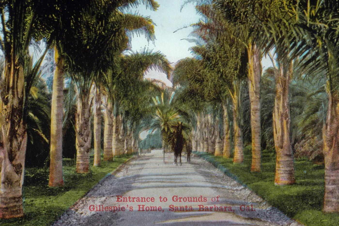 Entrace to El Fureides J.W. Gillespie Estate