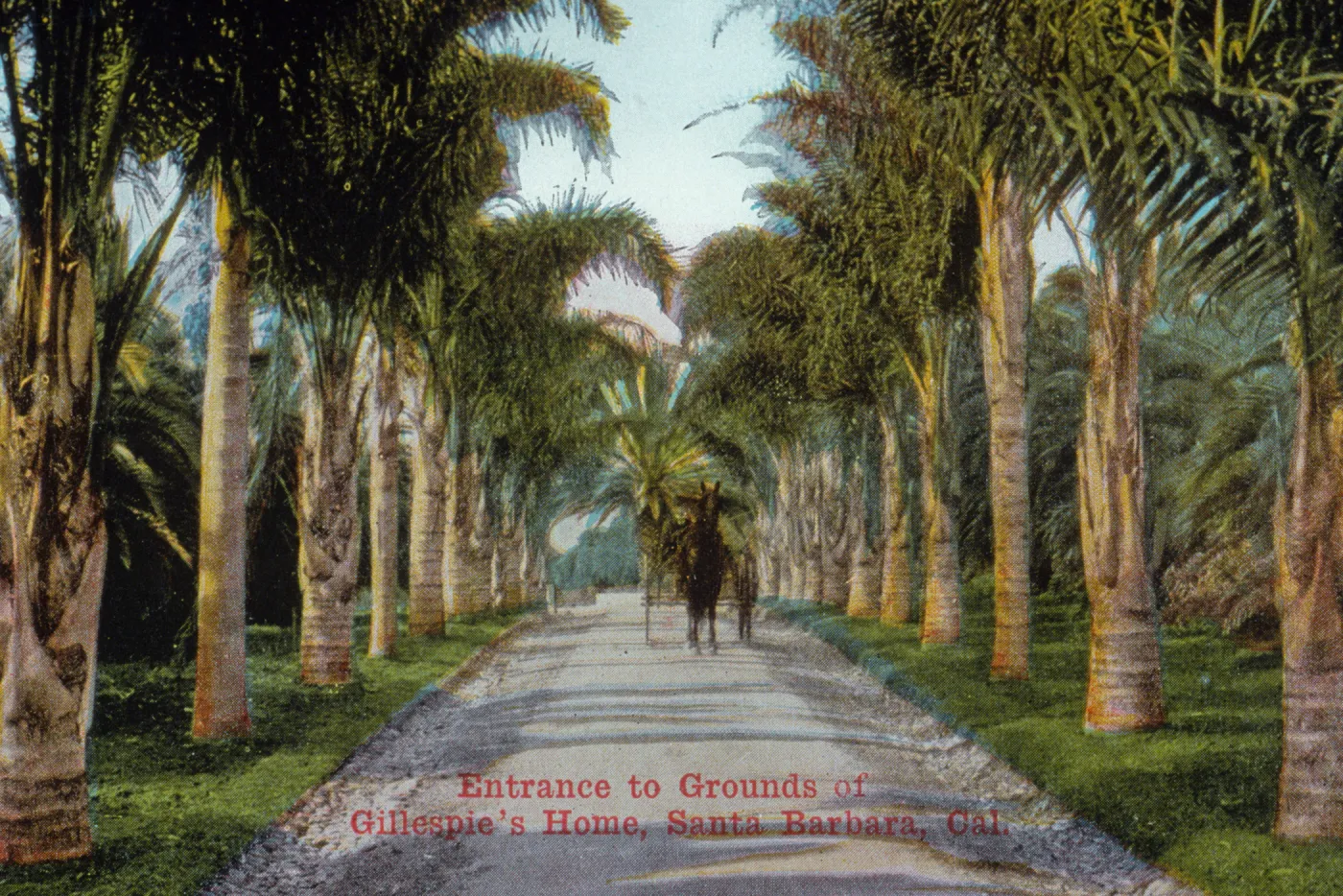 Entance to Grounds of El Fureides J.W. Gillespie Estate
