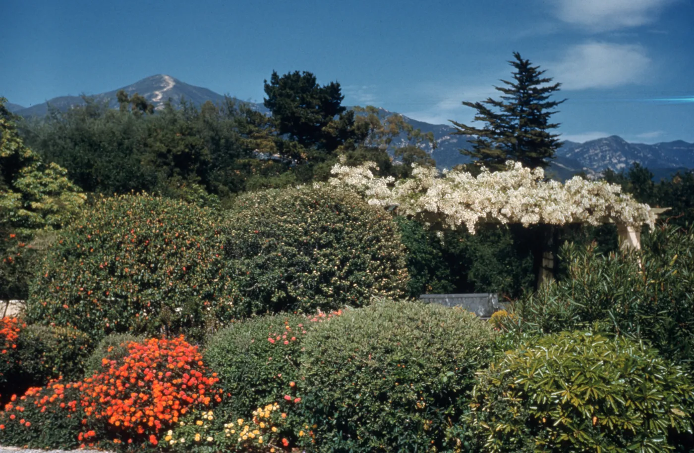 Garden at El Fureides J.W. Gillespie Estate