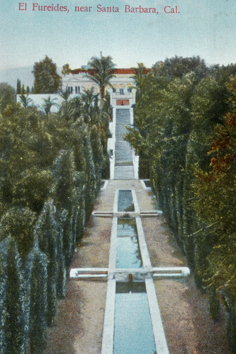 Tinted Photograph of El Fureides J.W. Gillespie Estate