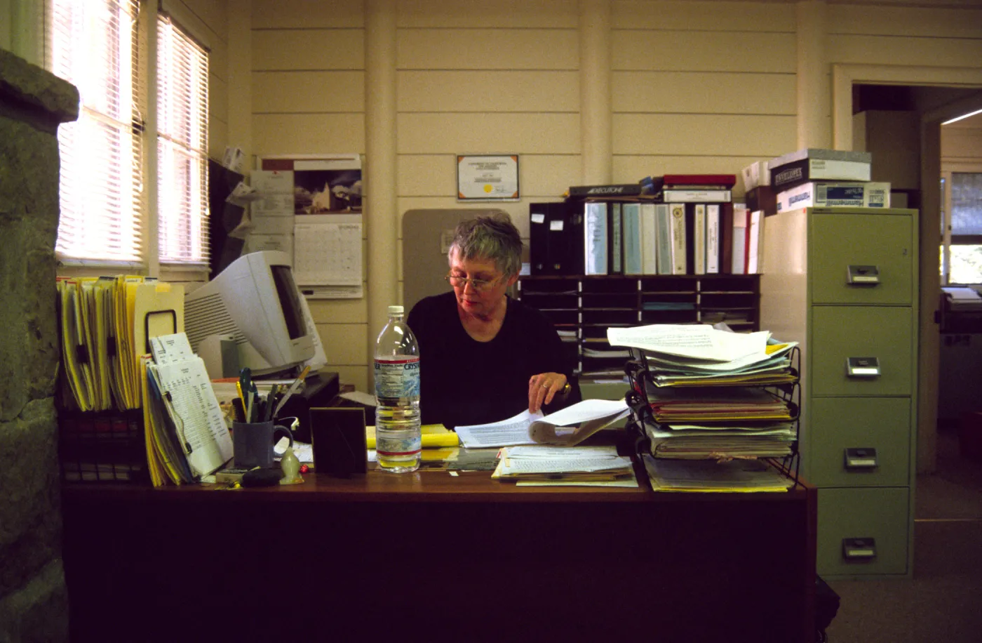 SBBG People: Linda Wolf in Cottage Office