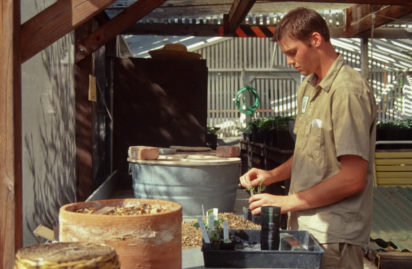 SBBG People: Horticulture Intern Jon 