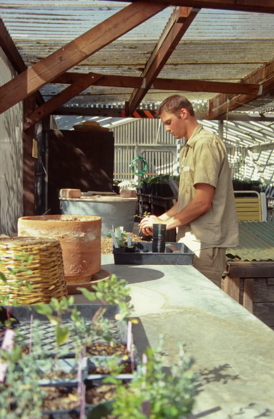 SBBG People: Horticulture Intern Jon 