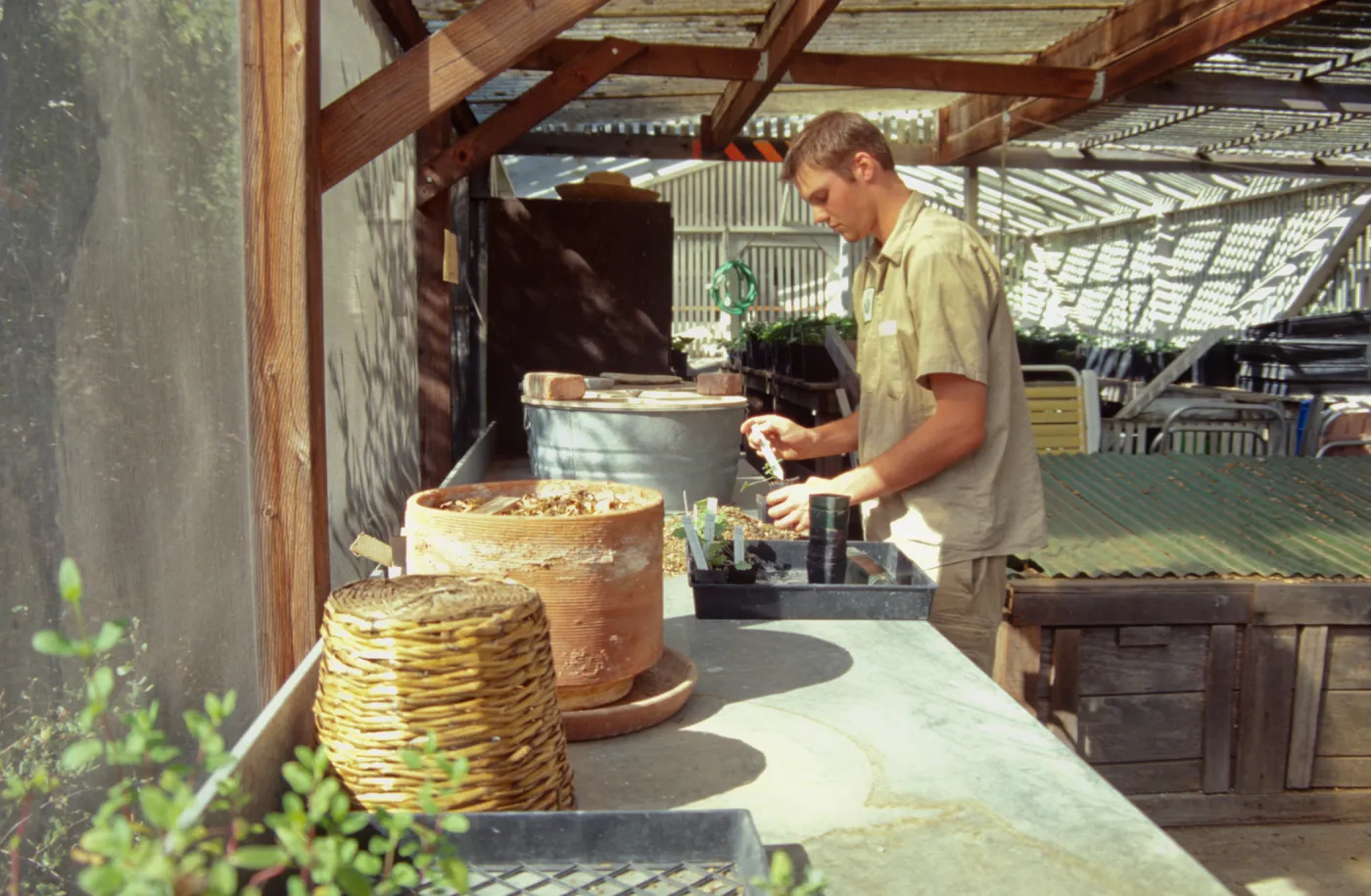 SBBG People: Horticulture Intern Jon 
