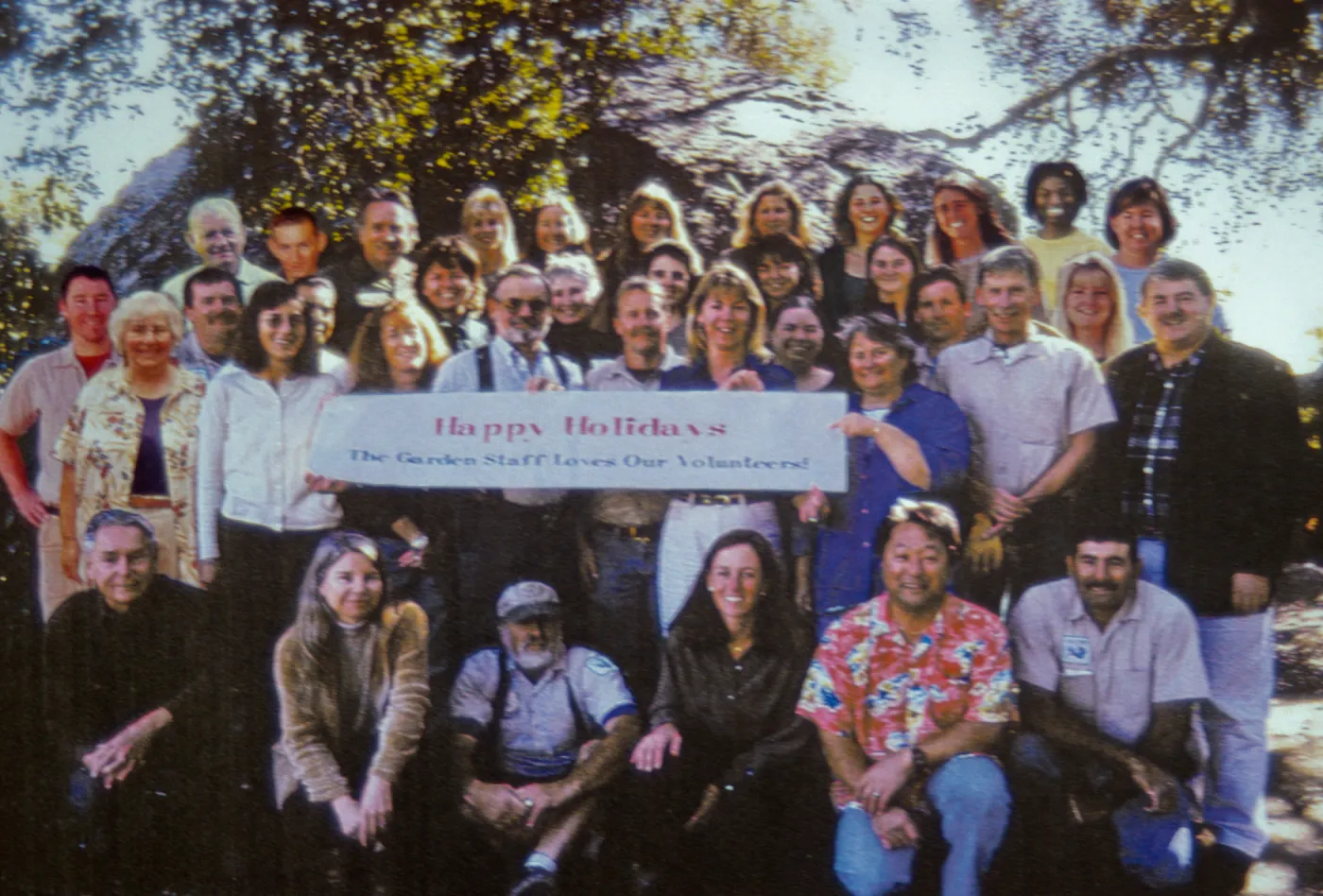SBBG Staff: Holiday Portrait 2000