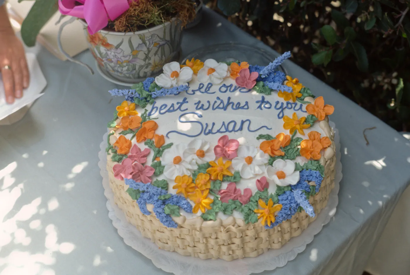 SBBG People - Susan Stevenson Farewell, the cake