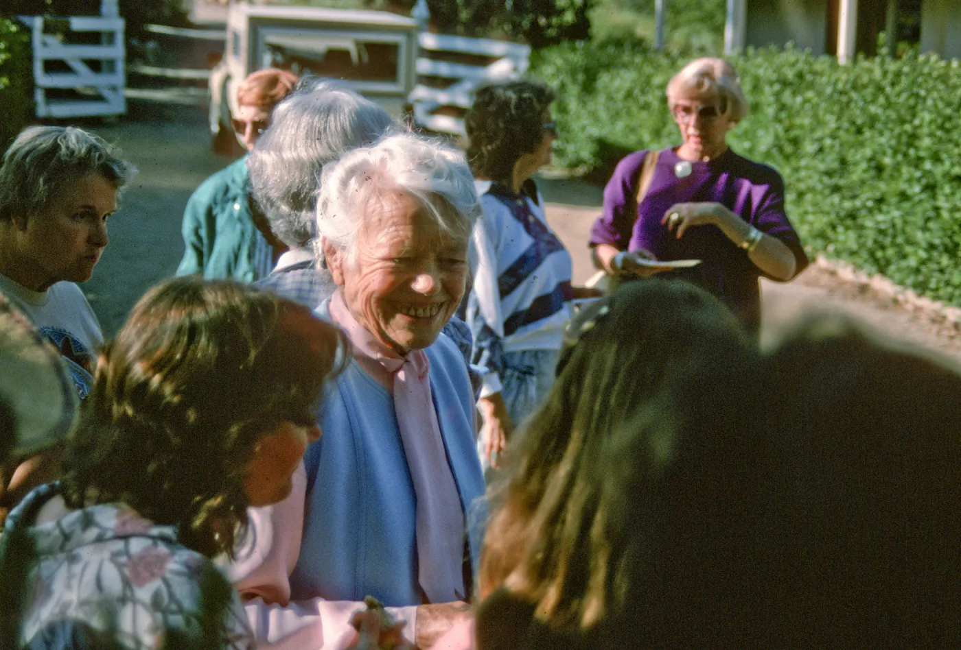 Ada Wood and other volunteers