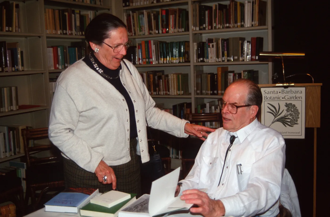 Clif Smith book signing, 'A Flora of the Santa Barbara Region'