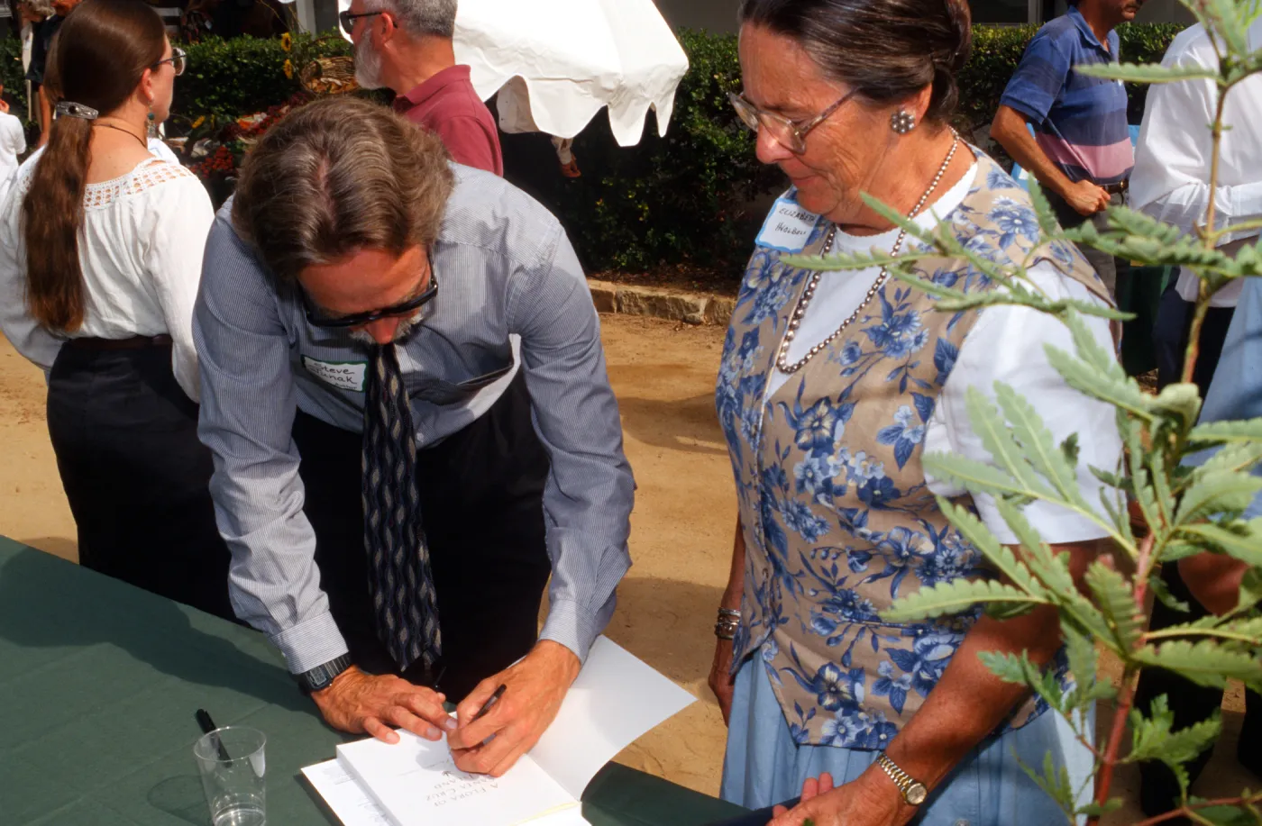 'Flora of Santa Cruz Island' book signing, Steve Junak