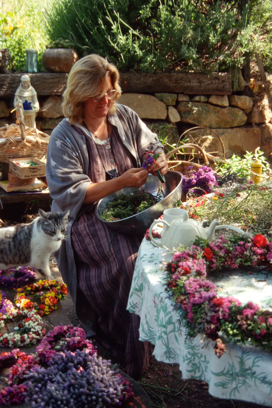 Wreath Making Class, Carol Ostroff