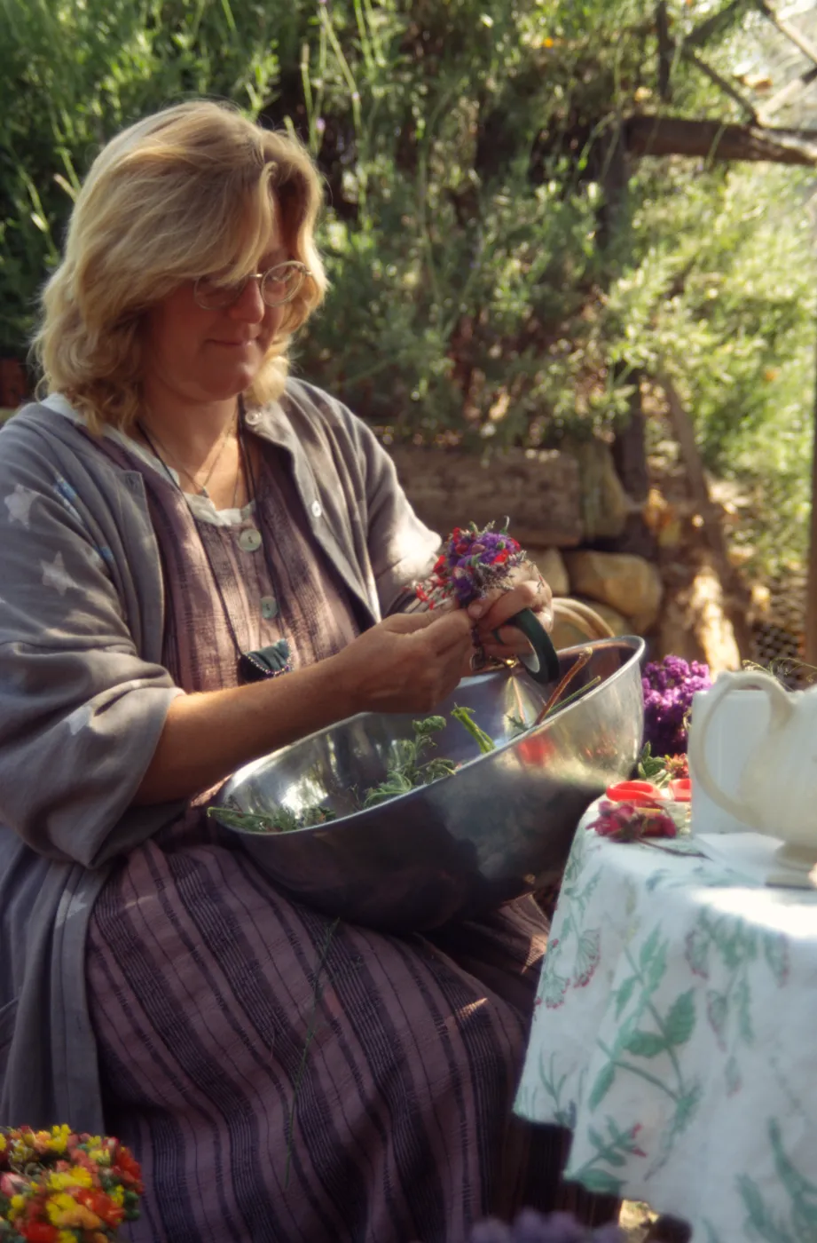 Wreath Making Class, Carol Ostroff