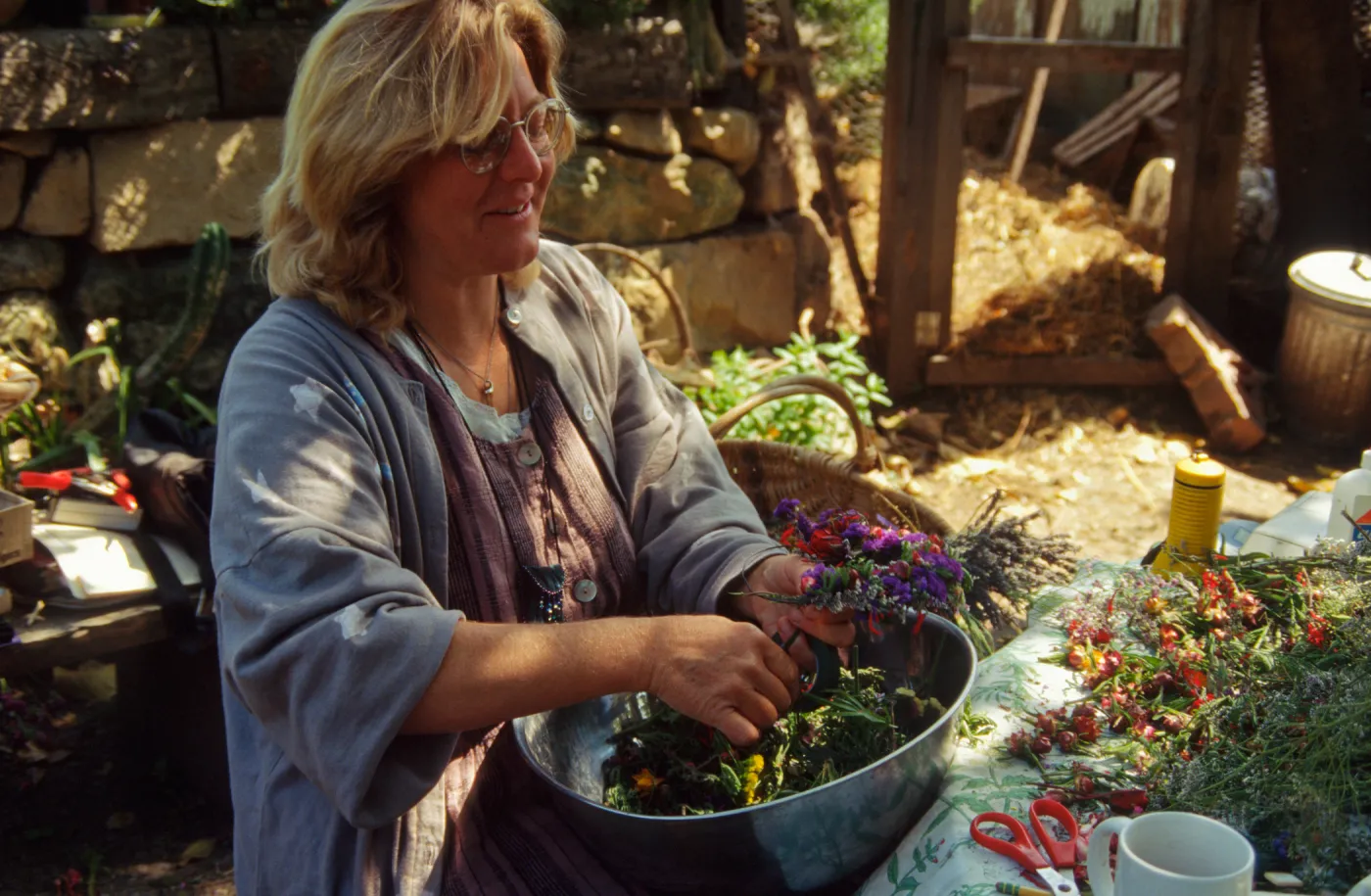 Wreath Making Class, Carol Ostroff