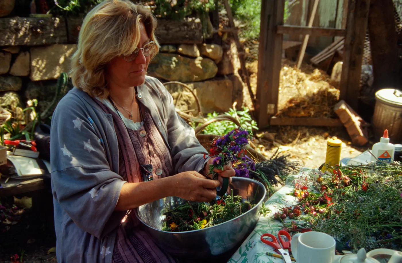 Wreath Making Class, Carol Ostroff