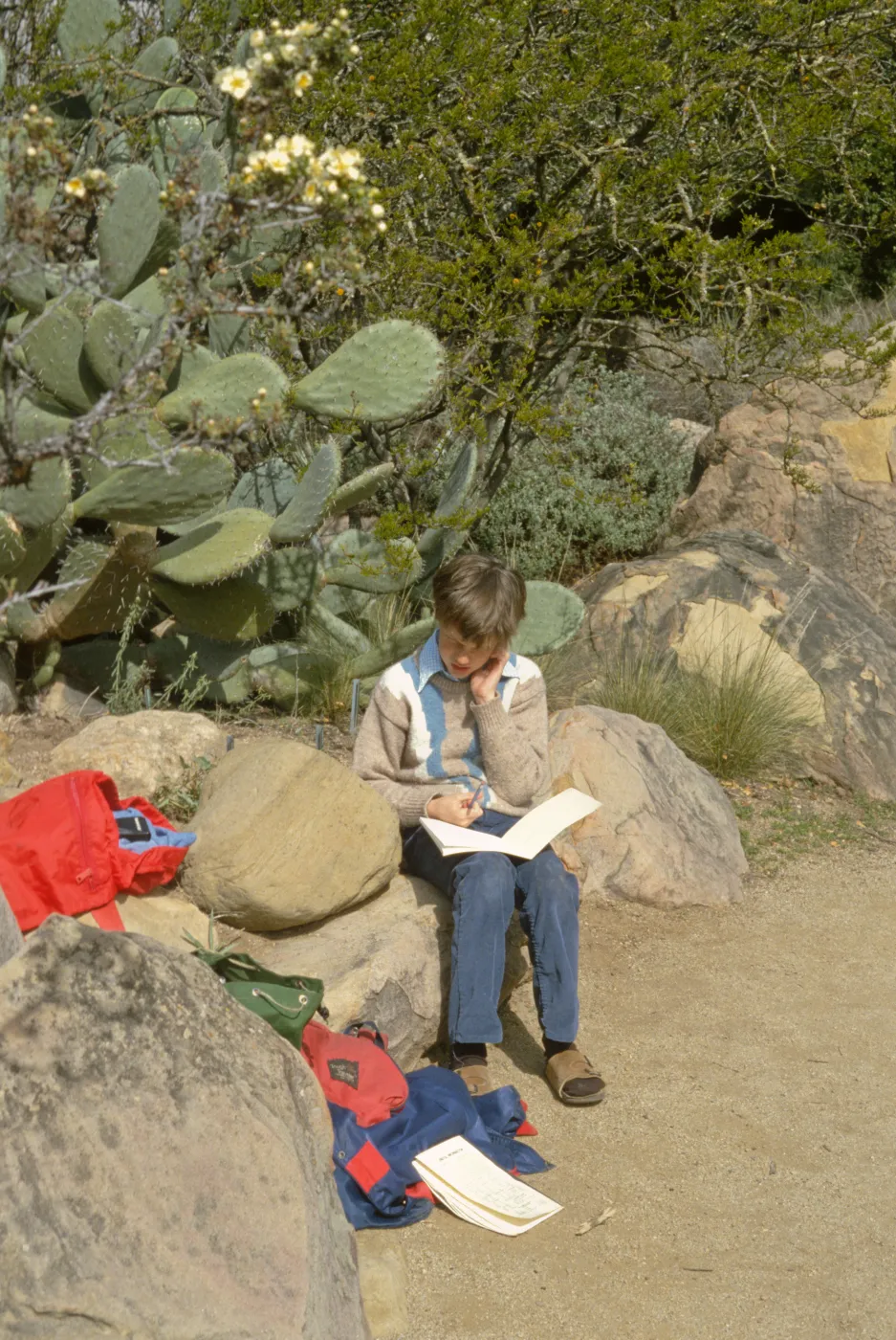 Visitors in the Garden
