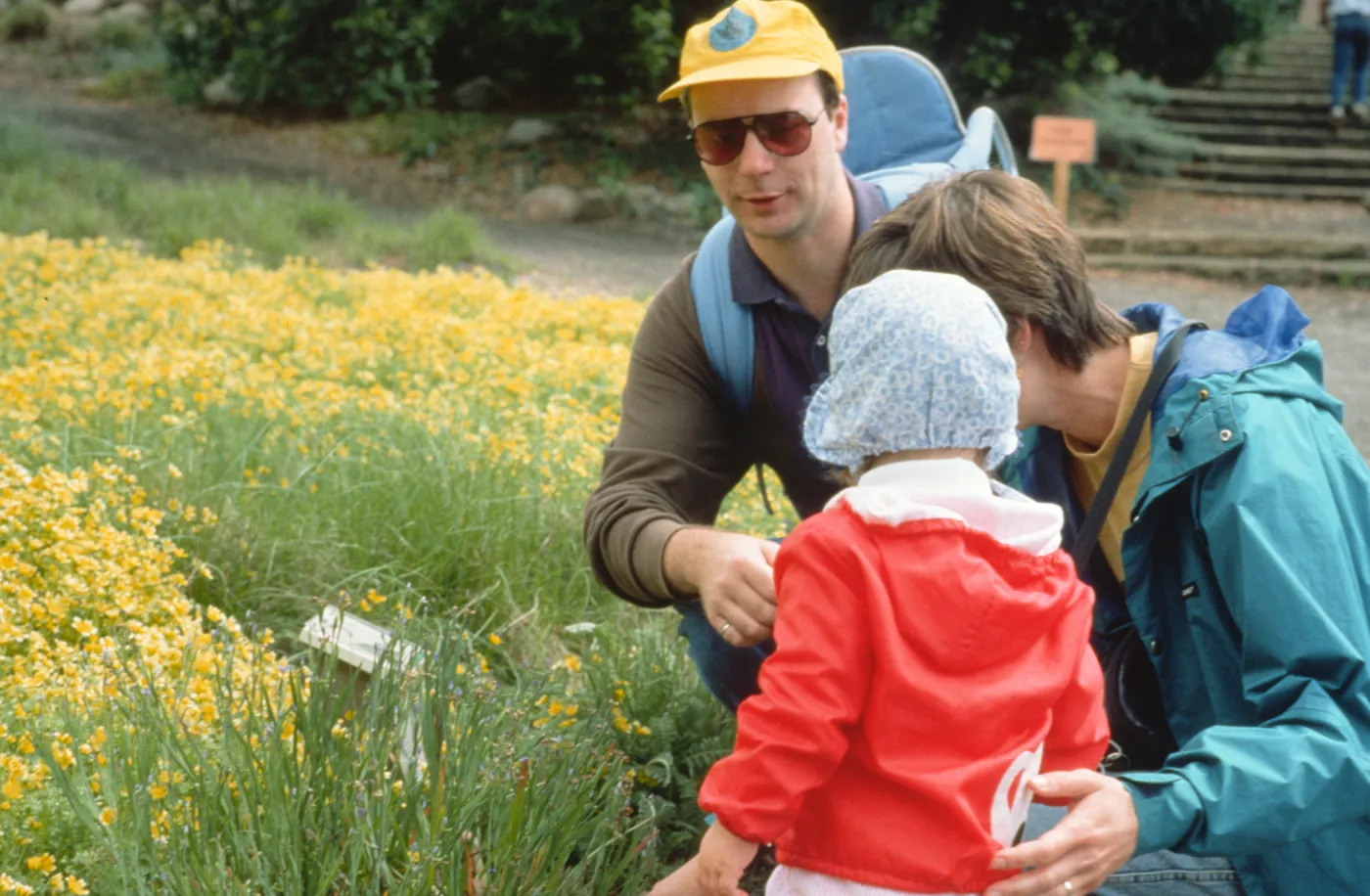 Visitors in the Garden