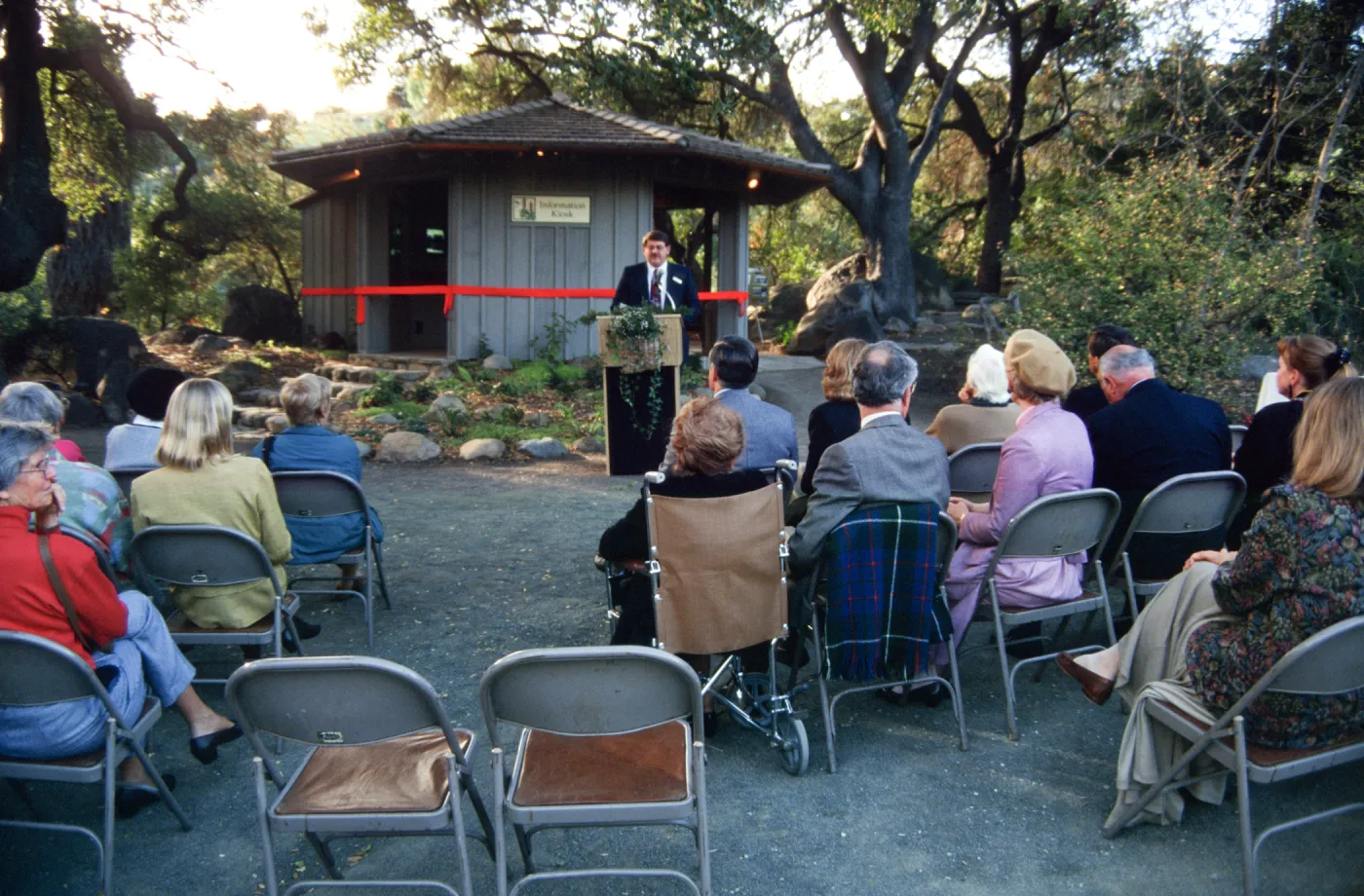 Ed Schneider, Information Kiosk Dedication event
