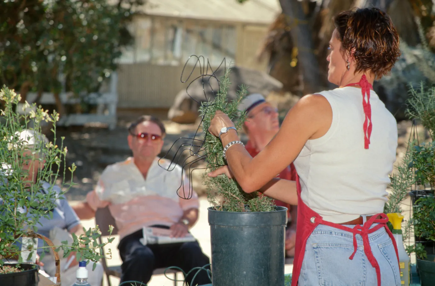 Scarecrow Contest 1997. Crafts day