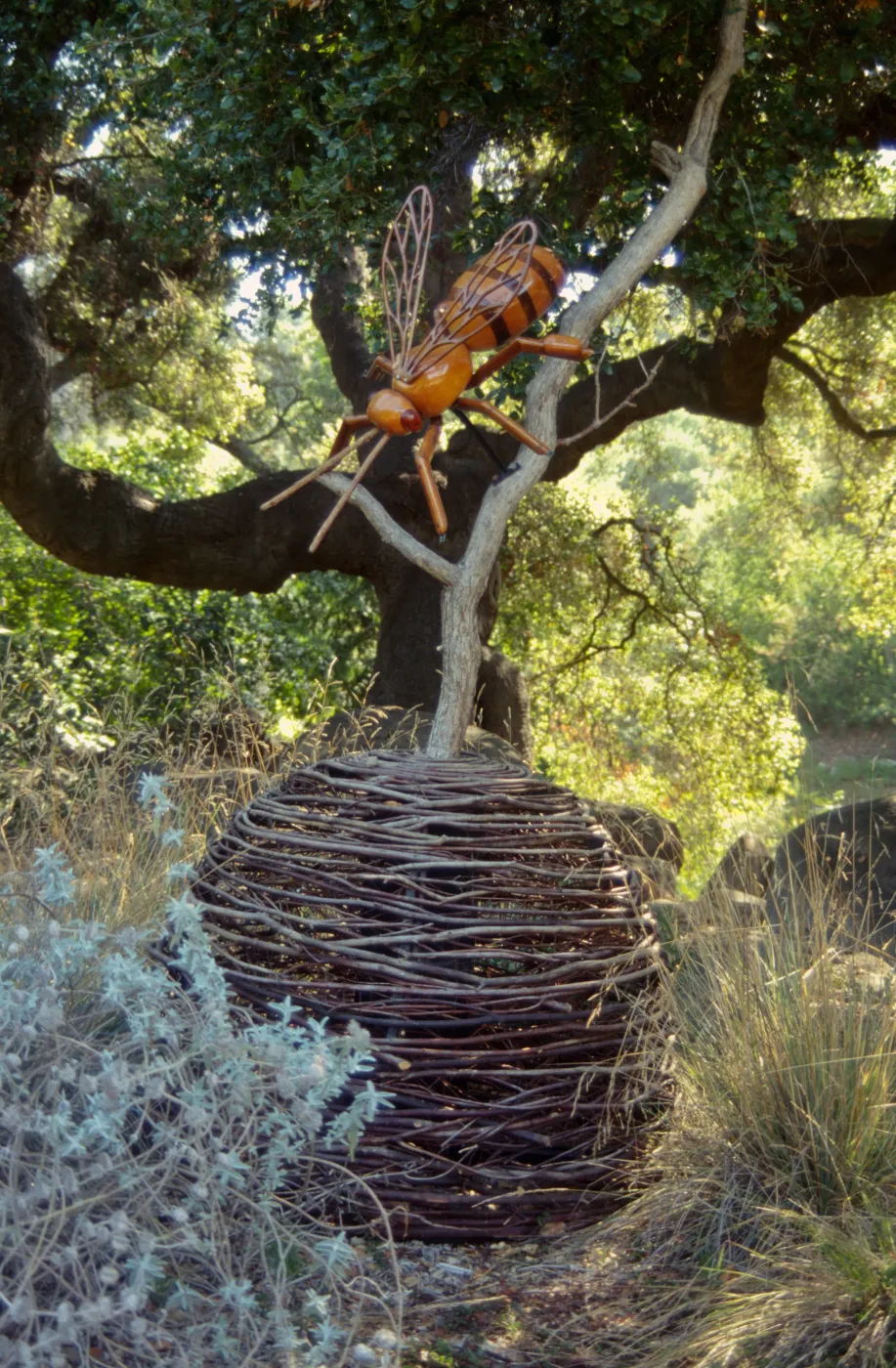 Big Bugs, giant bee and beehive