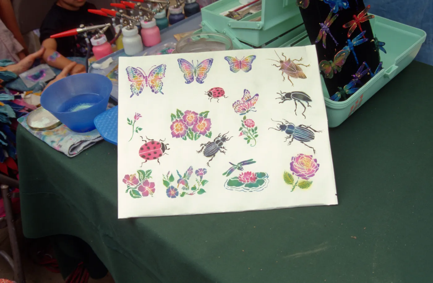 Big Bugs, Facepainting