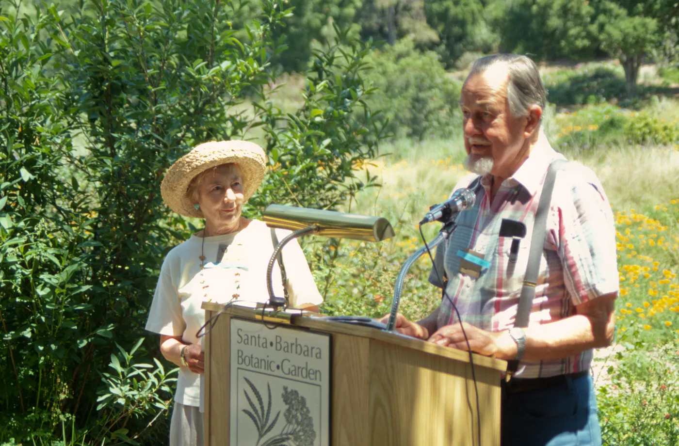Volunteer Luncheon 1998. Iris Flowers, Alan Stephens