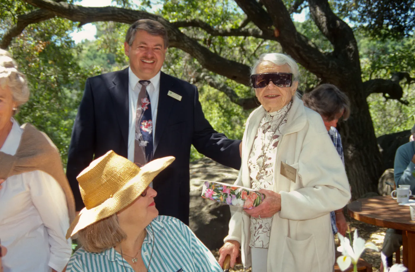 Volunteer Luncheon 2000. Ed Schnieder, Ada Wood