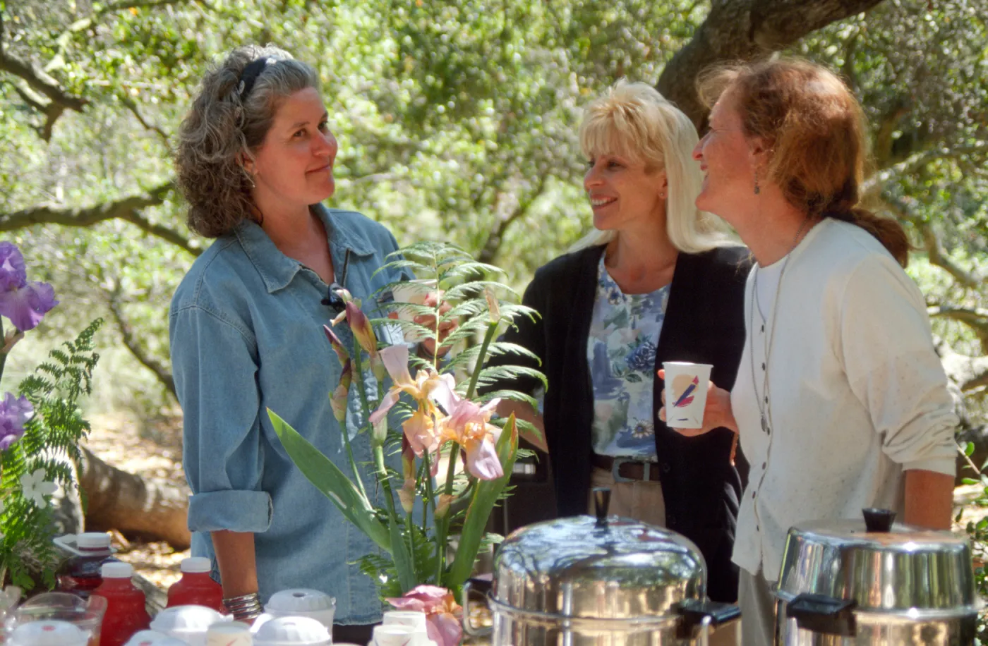 Volunteer Luncheon 2000. Caroline Cooper, Kelly Stark, Betsy Collins