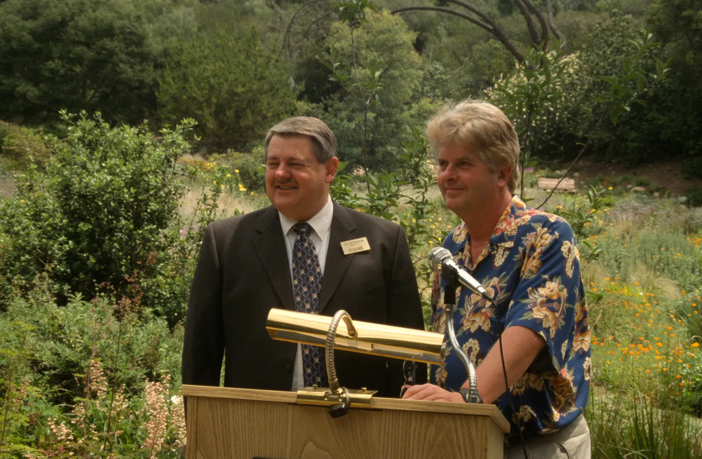 Volunteer Luncheon 2003, Ed Schneider, Chris Woods
