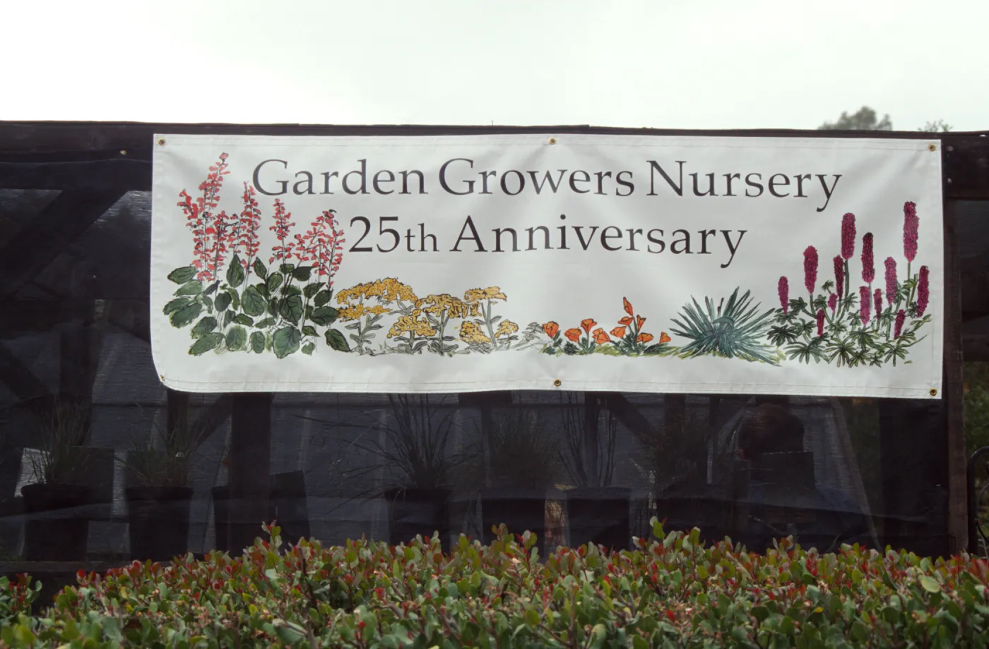 Garden Growers 25th Anniversary Banner