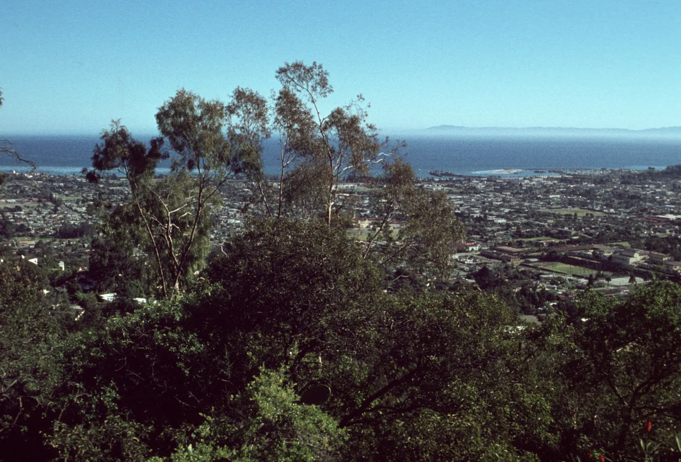 View to Santa Cruz Island, from Santa Barbara Riviera