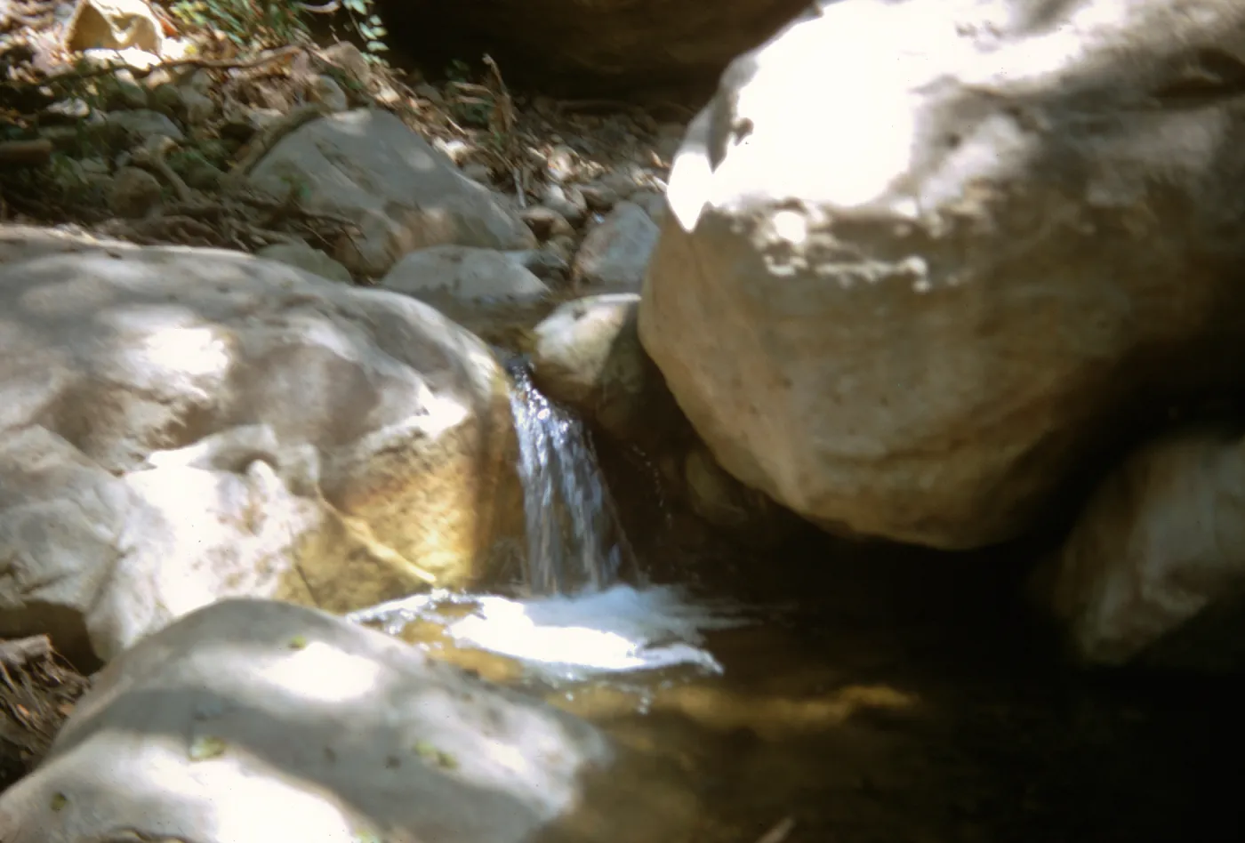 Mission Creek waterfall