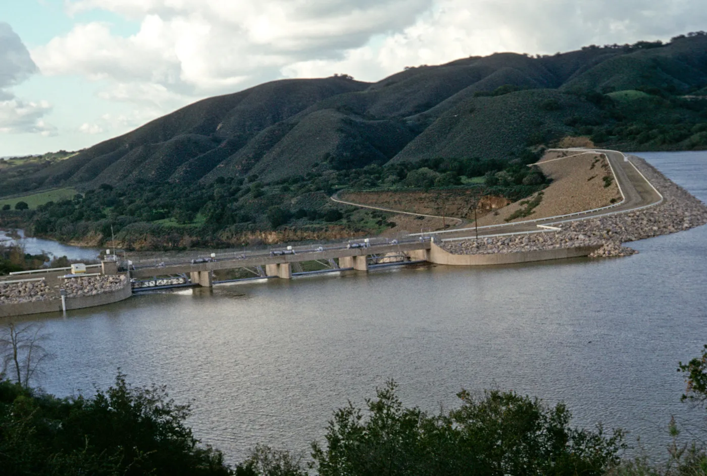 above Bradbury Dam, Lake Cachuma