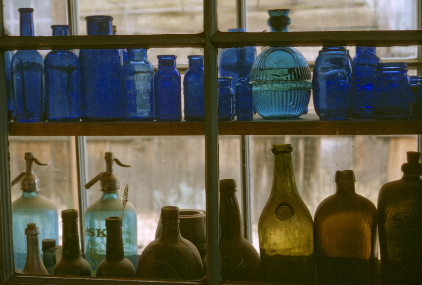 colorful old bottles, Tropico Mine
