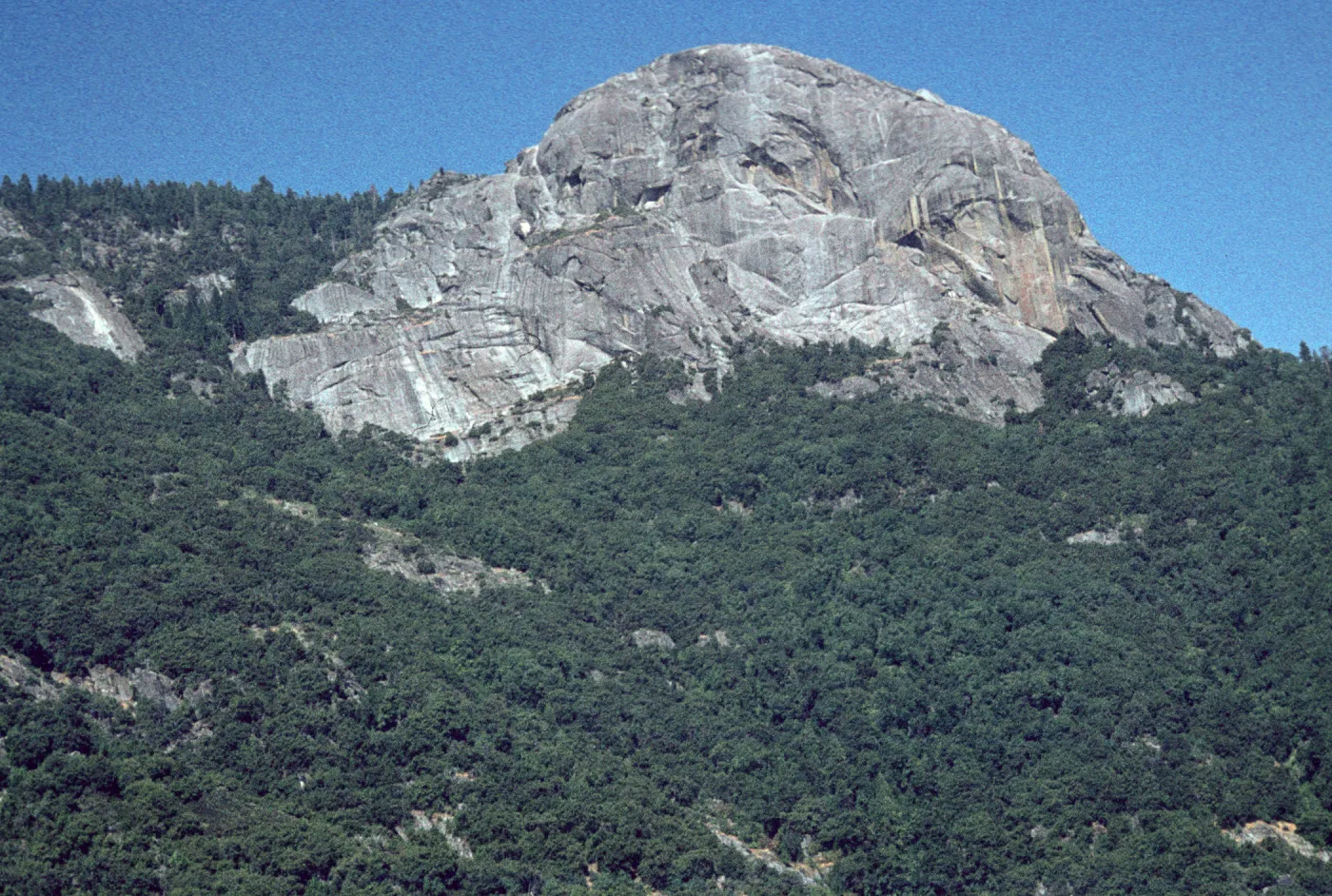 Sequoia National Park vista, rock formation