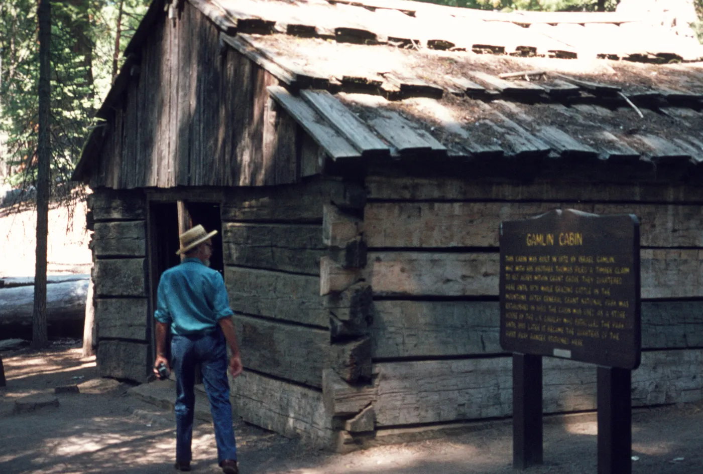 old cabin, Gamlin Cabin, General Sherman grove