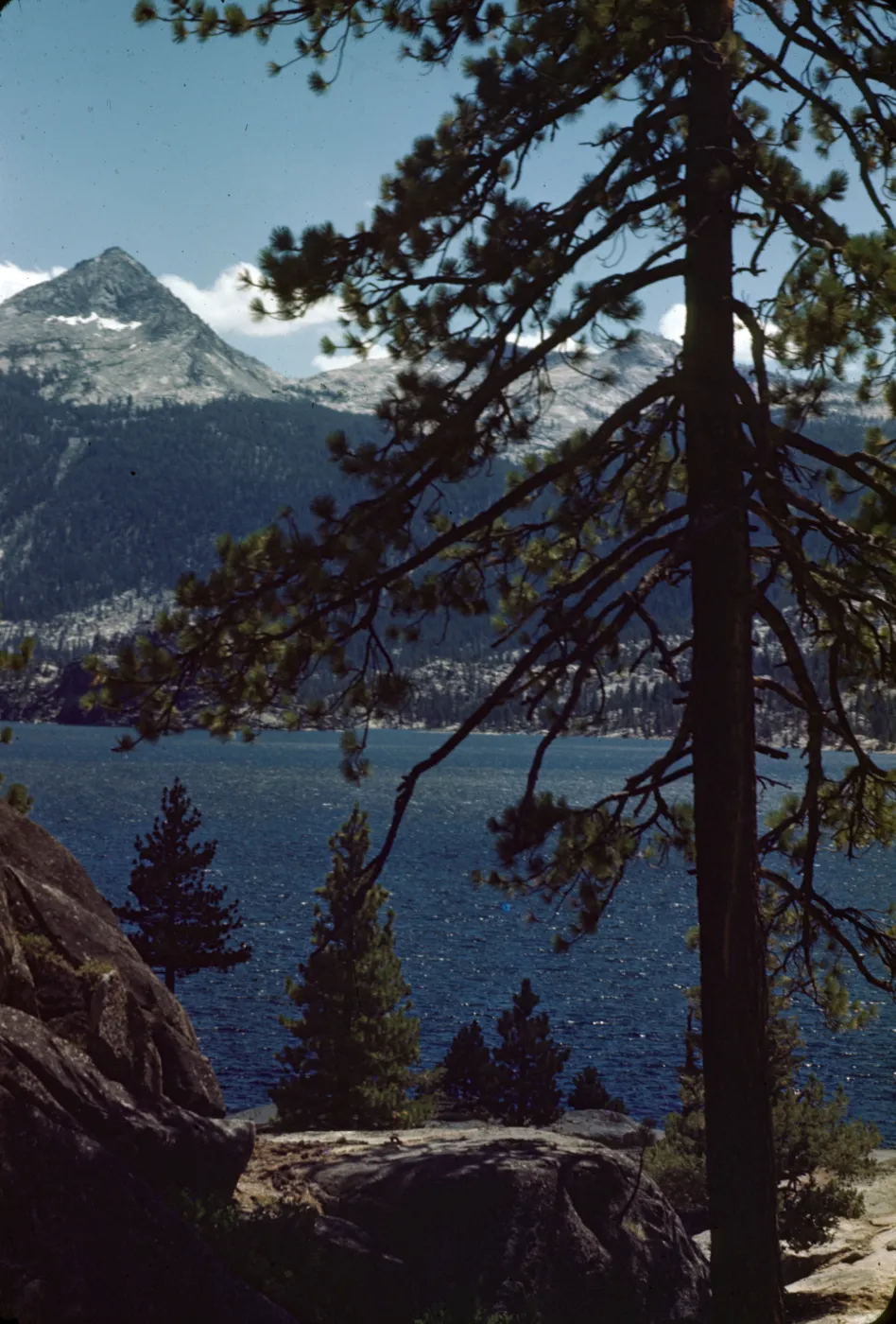 Florence Lake and Mt Shinn from S. Monument