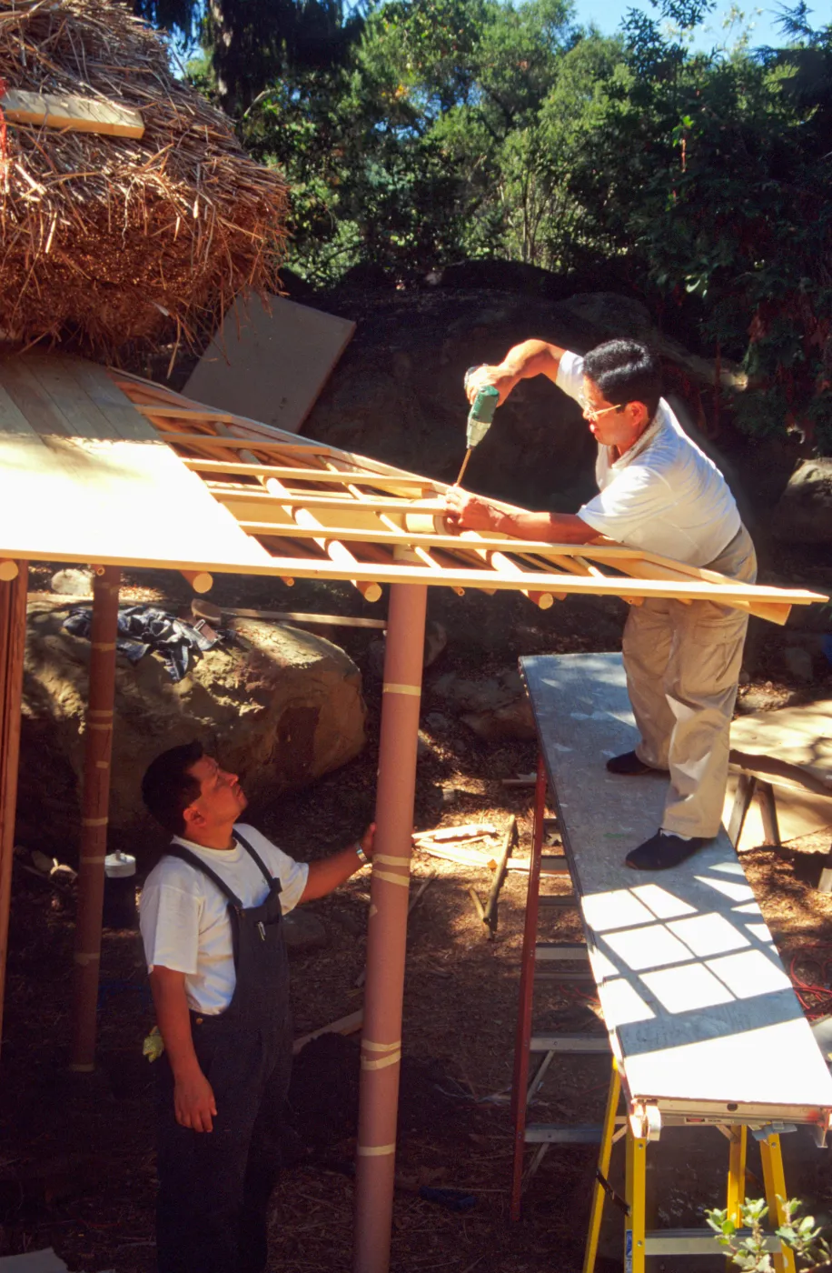 Tea House Construction 2001