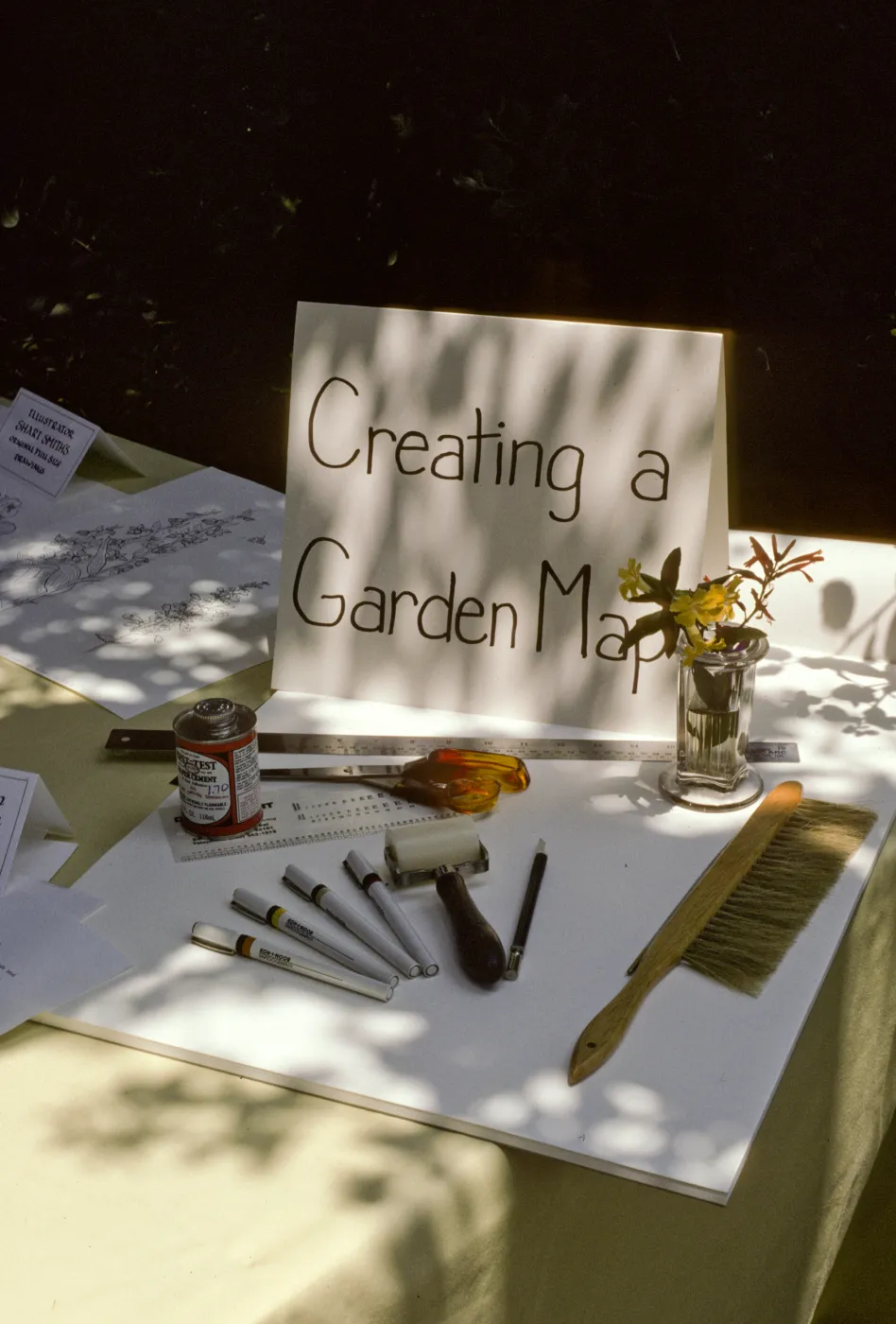 Spring Celebration, 'Creating a Garden Map' mosaic event