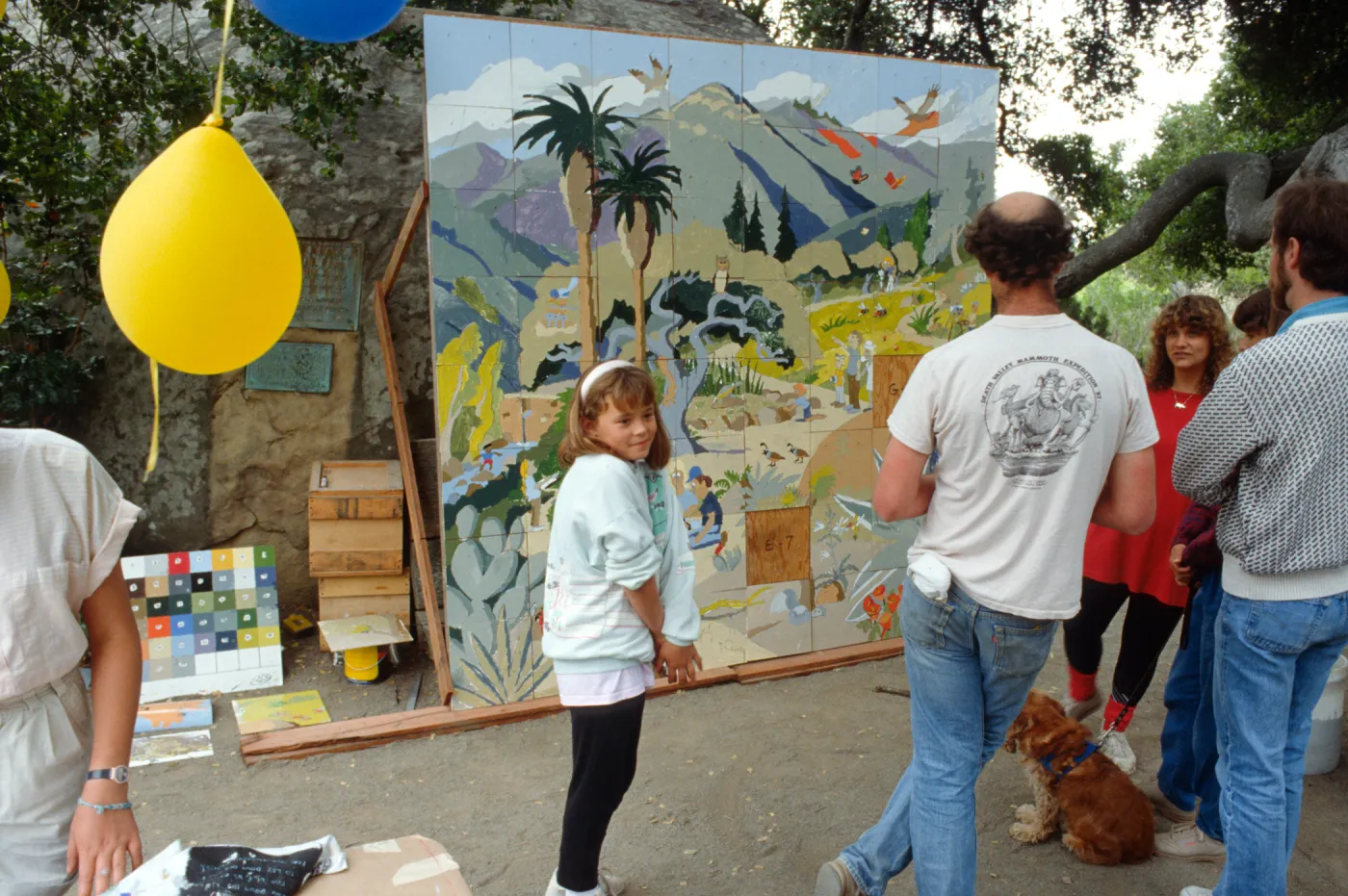 Family Day, 1989, Garden Map Mosaic