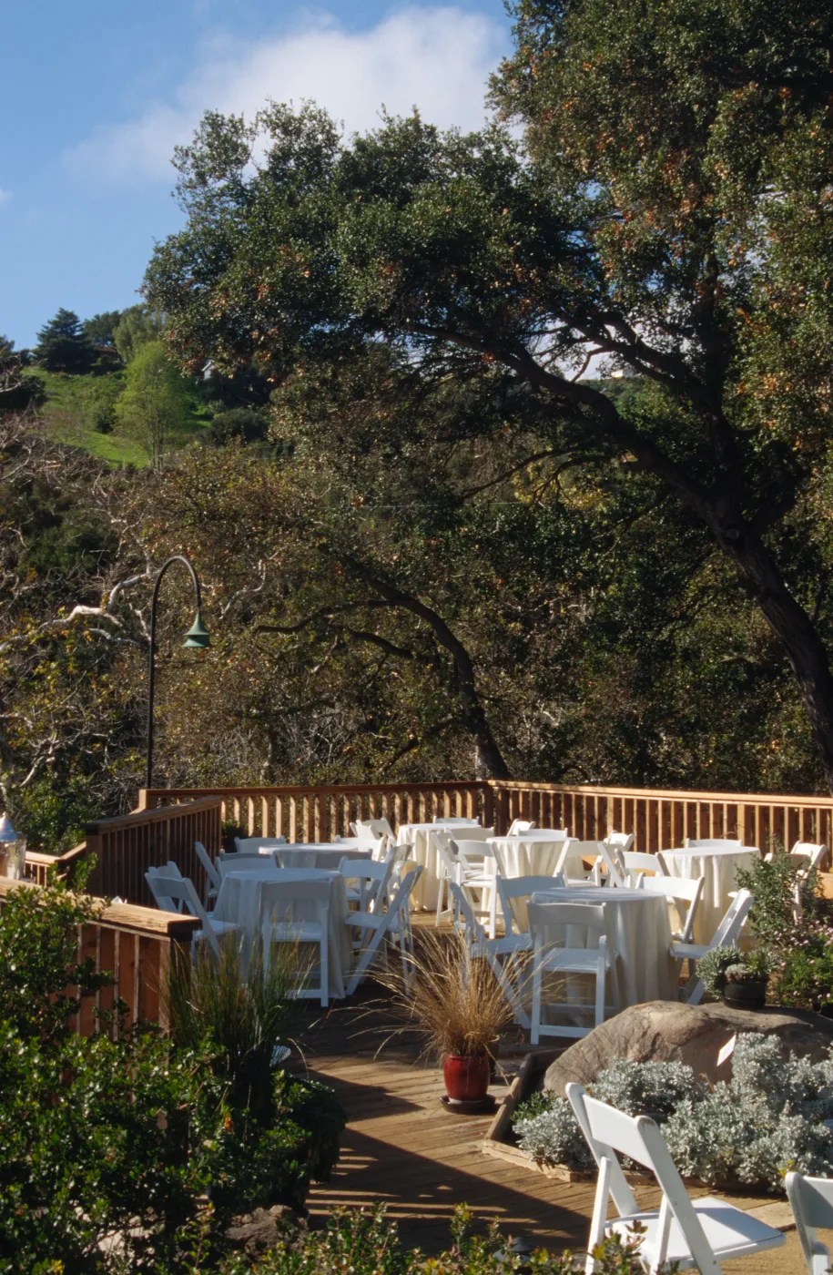 wedding event set-up