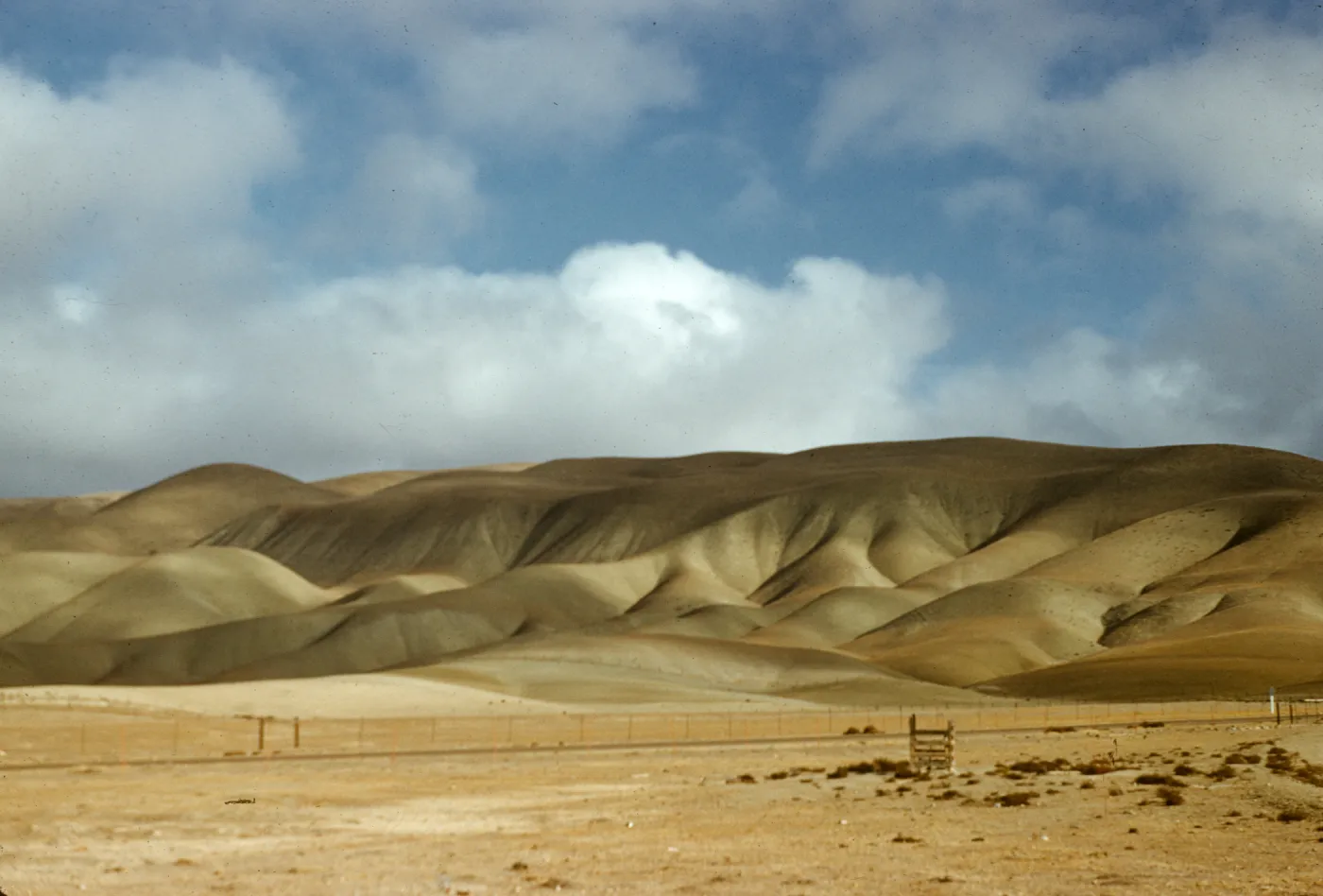 Temblor Ranch Hills from pass on McKittrick Road