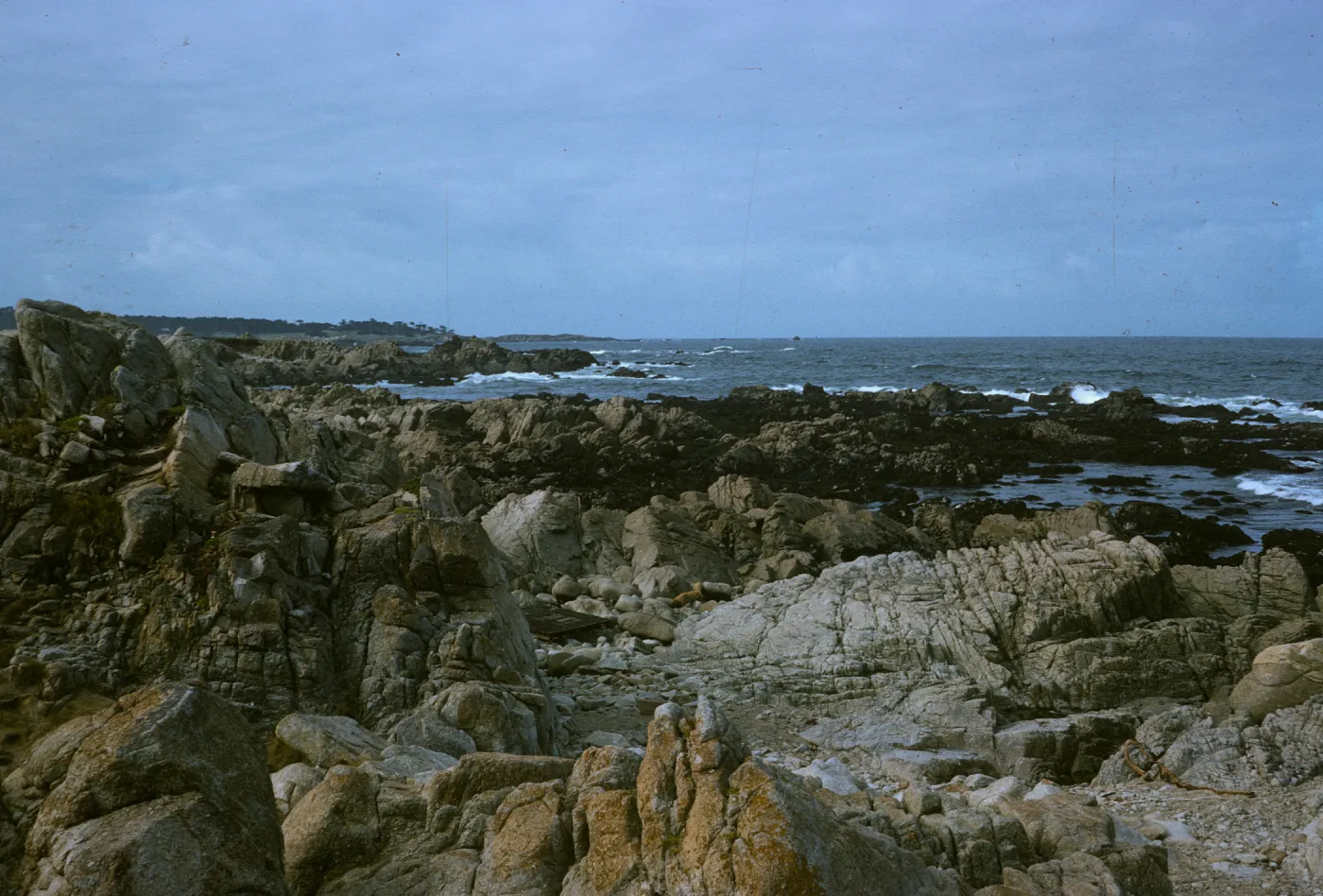 Monterey, site of wreck of SS Paul