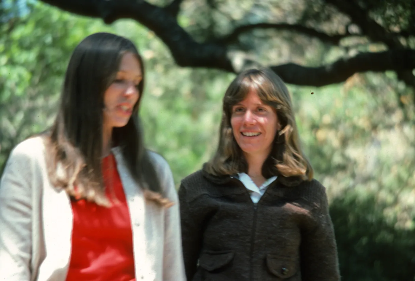Nancy Hauver and Deborah Sitka, SBBG Members Day, 1982