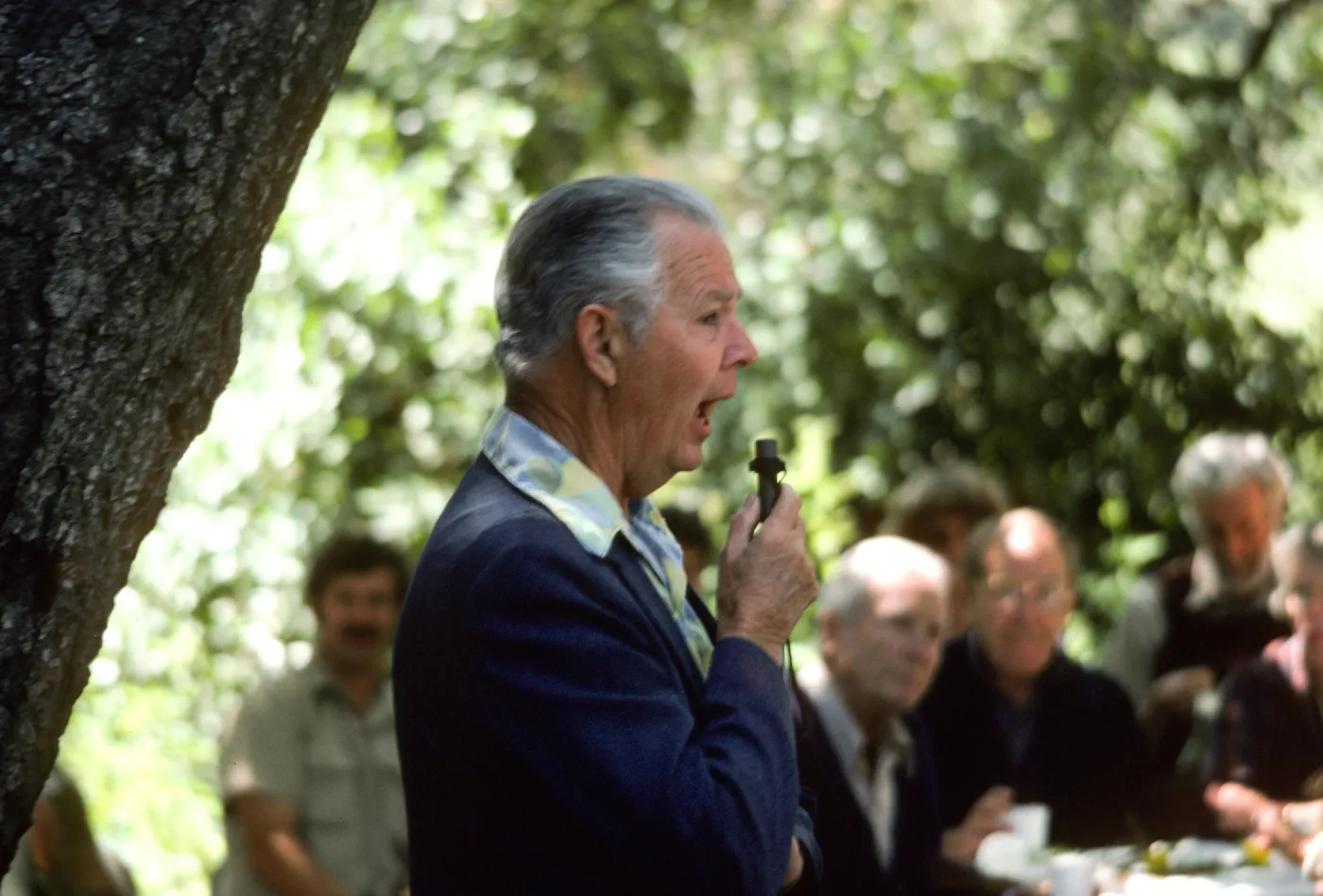 W.S. Stewart, SBBG Members Day, 1982