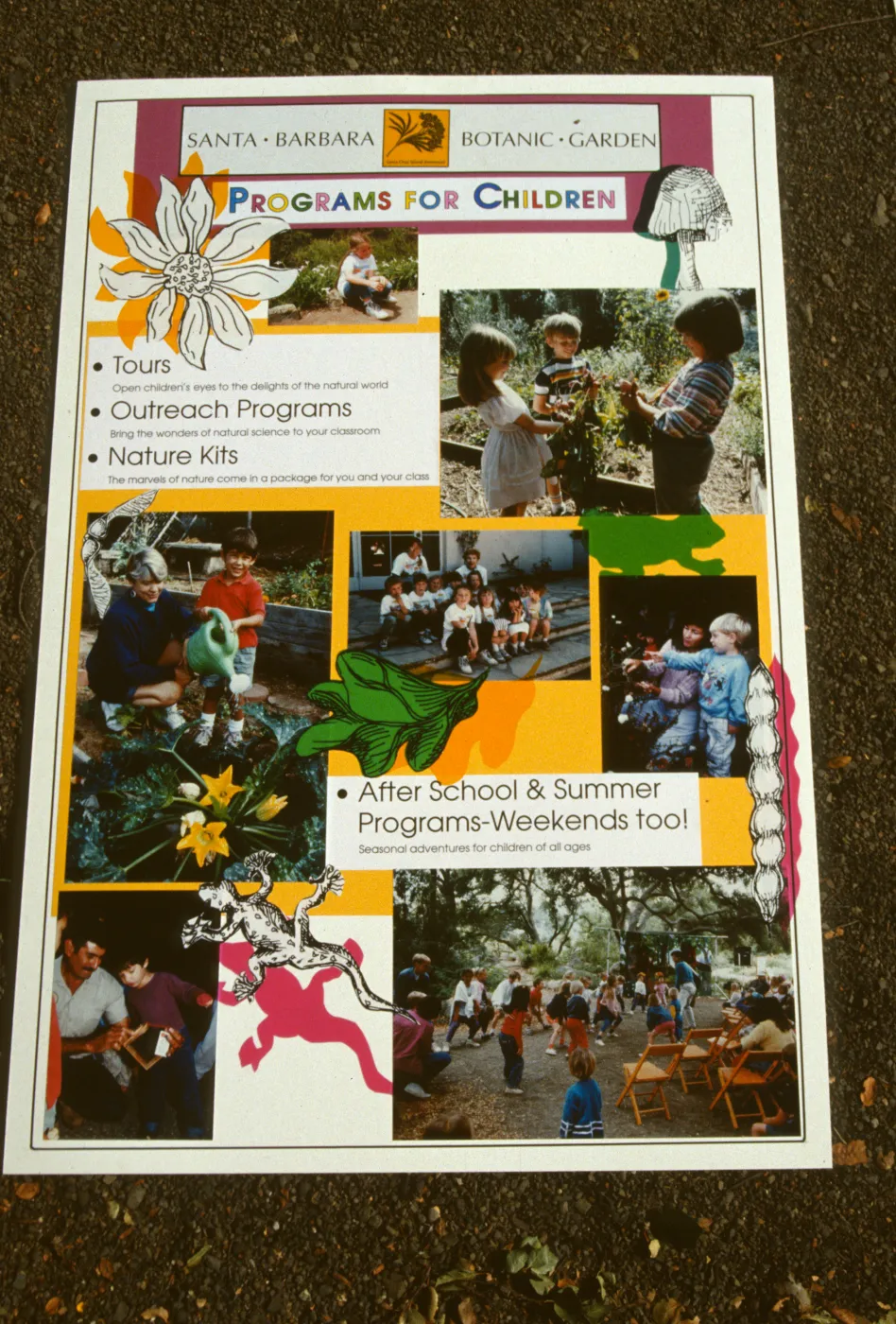 Programs for Children, display easel