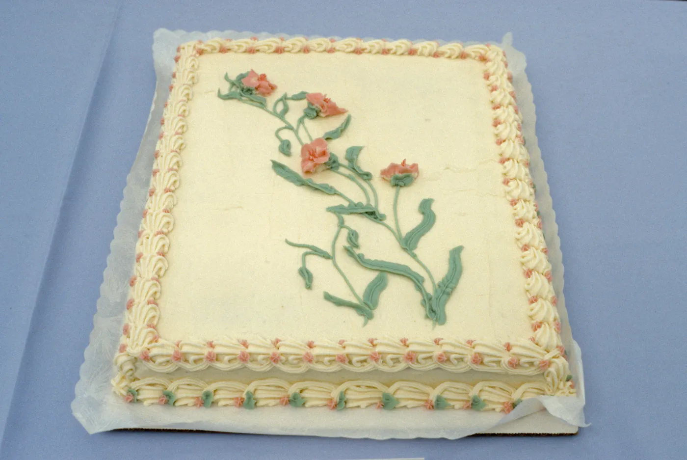 flower cake, SBBG Members Day Picnic, 1988