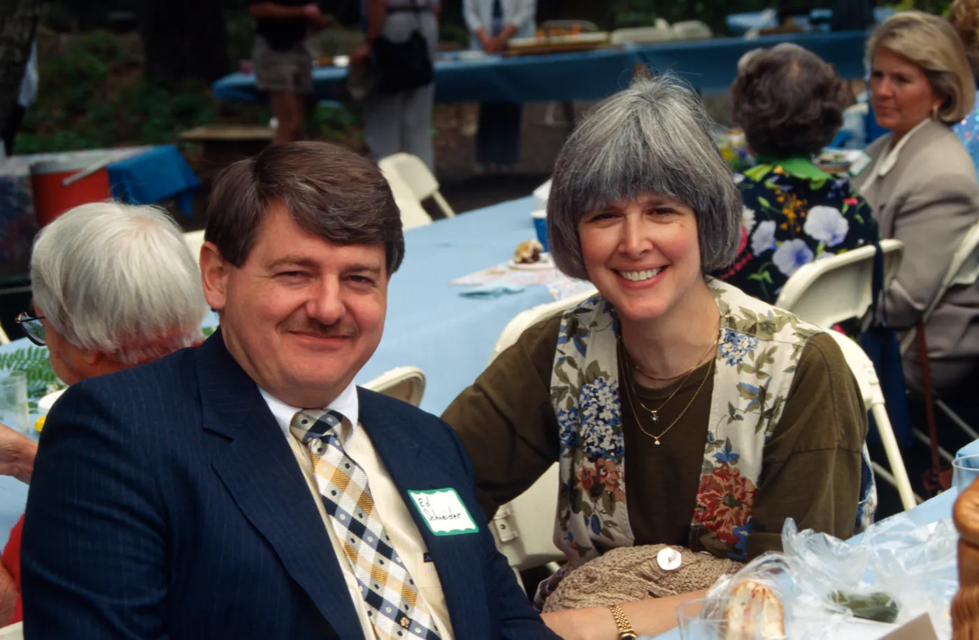 SBBG Members Day Picnic, 1995, Ed and Sandy Schneider